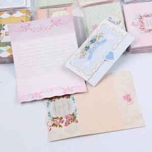 64 high-end business universal three fold greeting with high gloss UV gold powder craftsmanship cards included